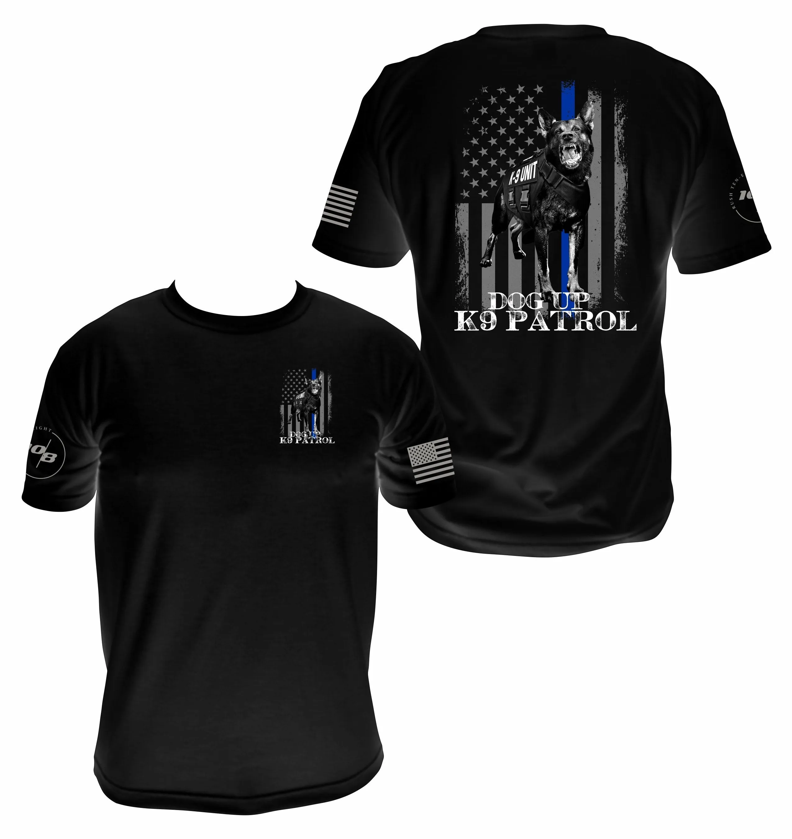 K9 Patrol Men's Next Level Premium Fitted CVC Crew Tee