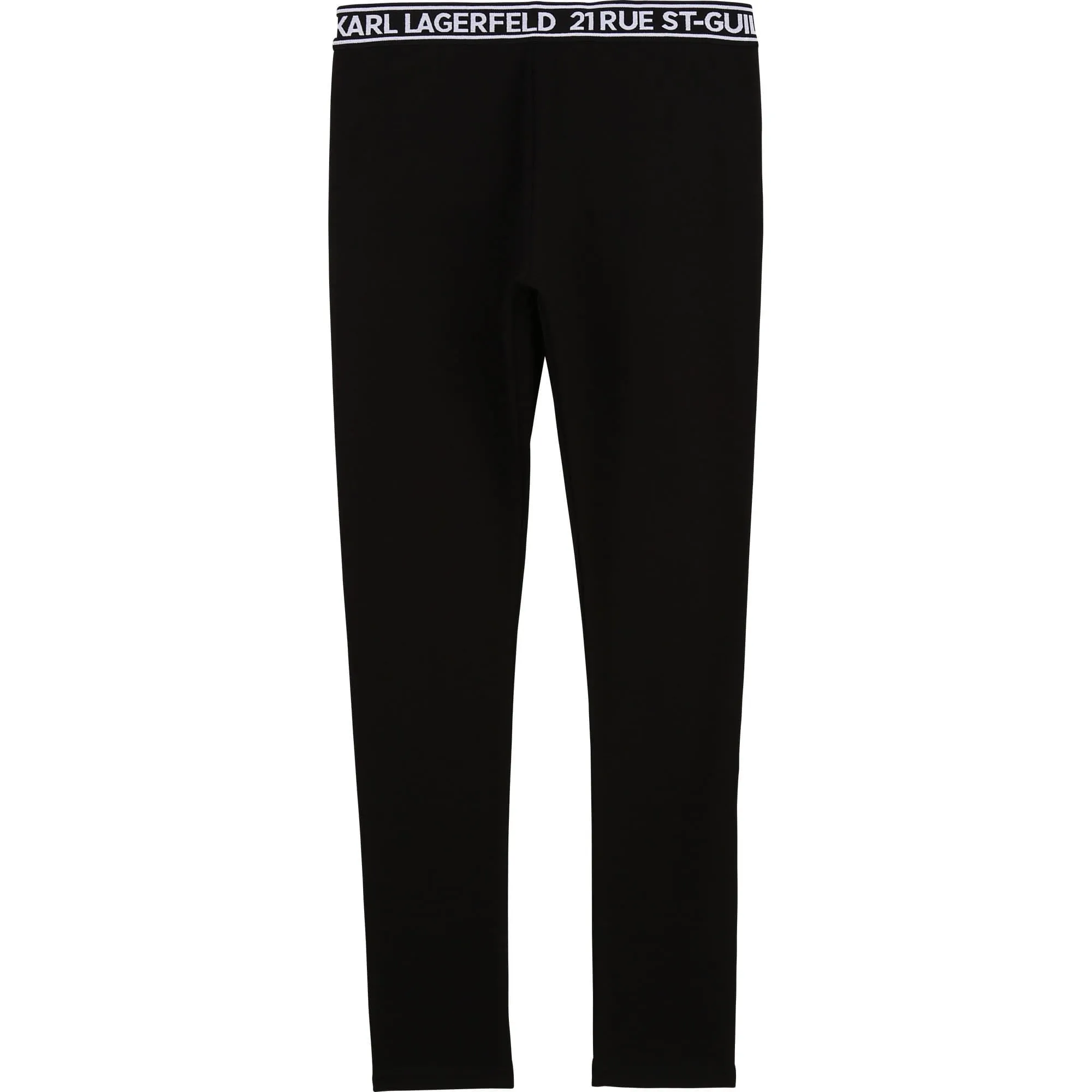 Karl Lagerfeld - Milano jersey leggings - Black