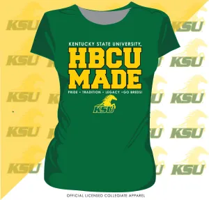 Kentucky State | HBCU MADE KELLY GREEN Ladies Tees (**)
