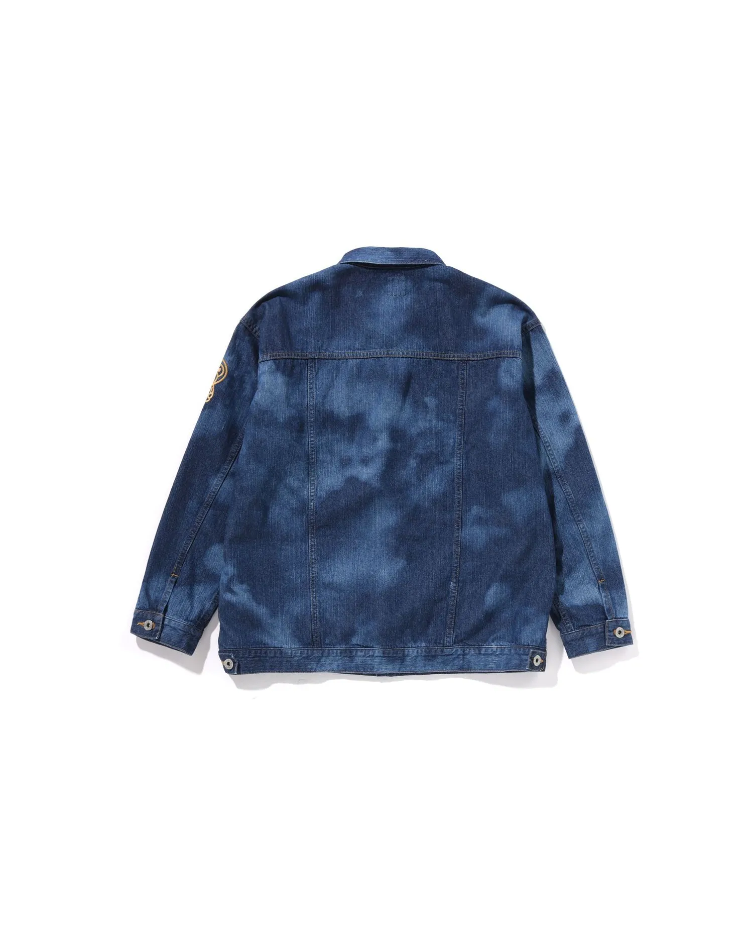 Kids Milo High Tone Bleach Loose Fit 10oz Denim Jacket Jr