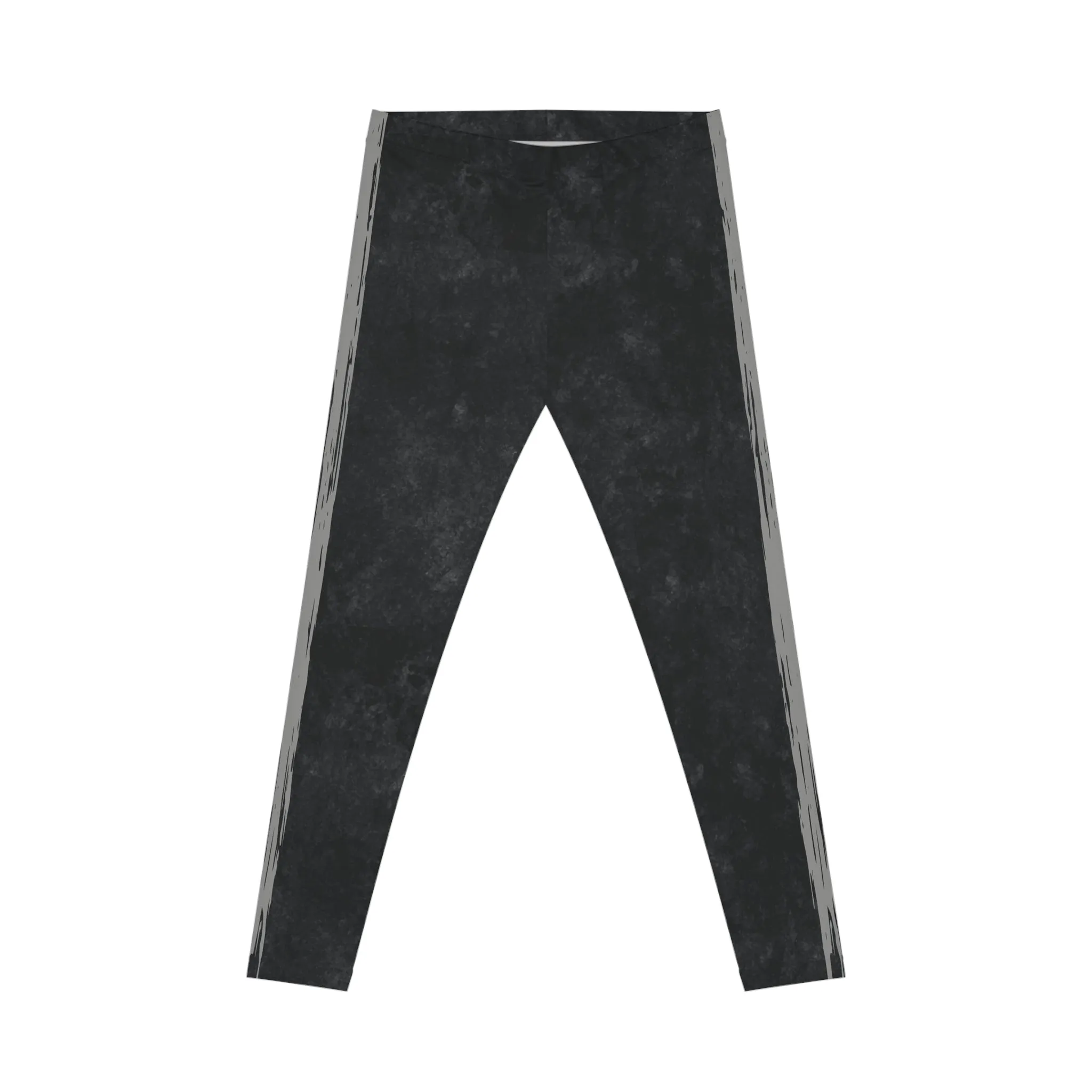Know Jesus - Gray and Black Marbled Leggings