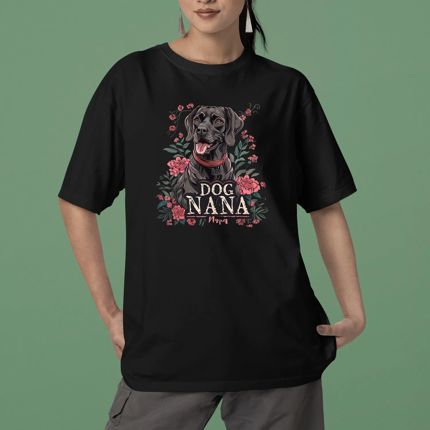 Labrador Retriever Dog T-shirt, Pet Lover Shirt, Dog Lover Shirt, Dog Nana T-Shirt, Dog Owner Shirt, Gift For Dog Grandma, Funny Dog Shirts, Women Dog T-Shirt, Mother's Day Gift, Dog Lover Wife Gifts, Dog Shirt