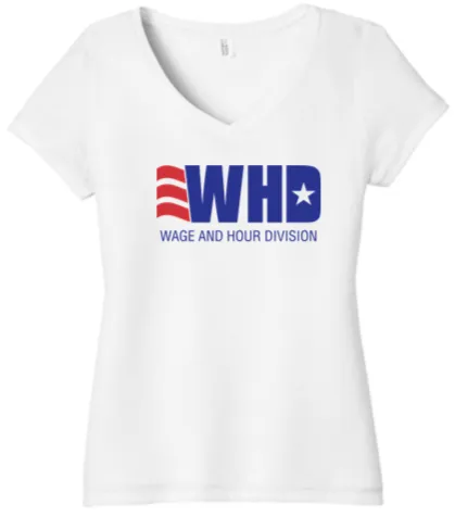 Ladies V Neck Tee - WHD24