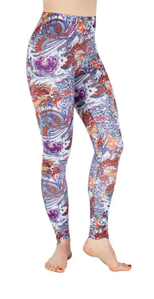 Lady With The Dragon Tattoo... Spandex Leggings