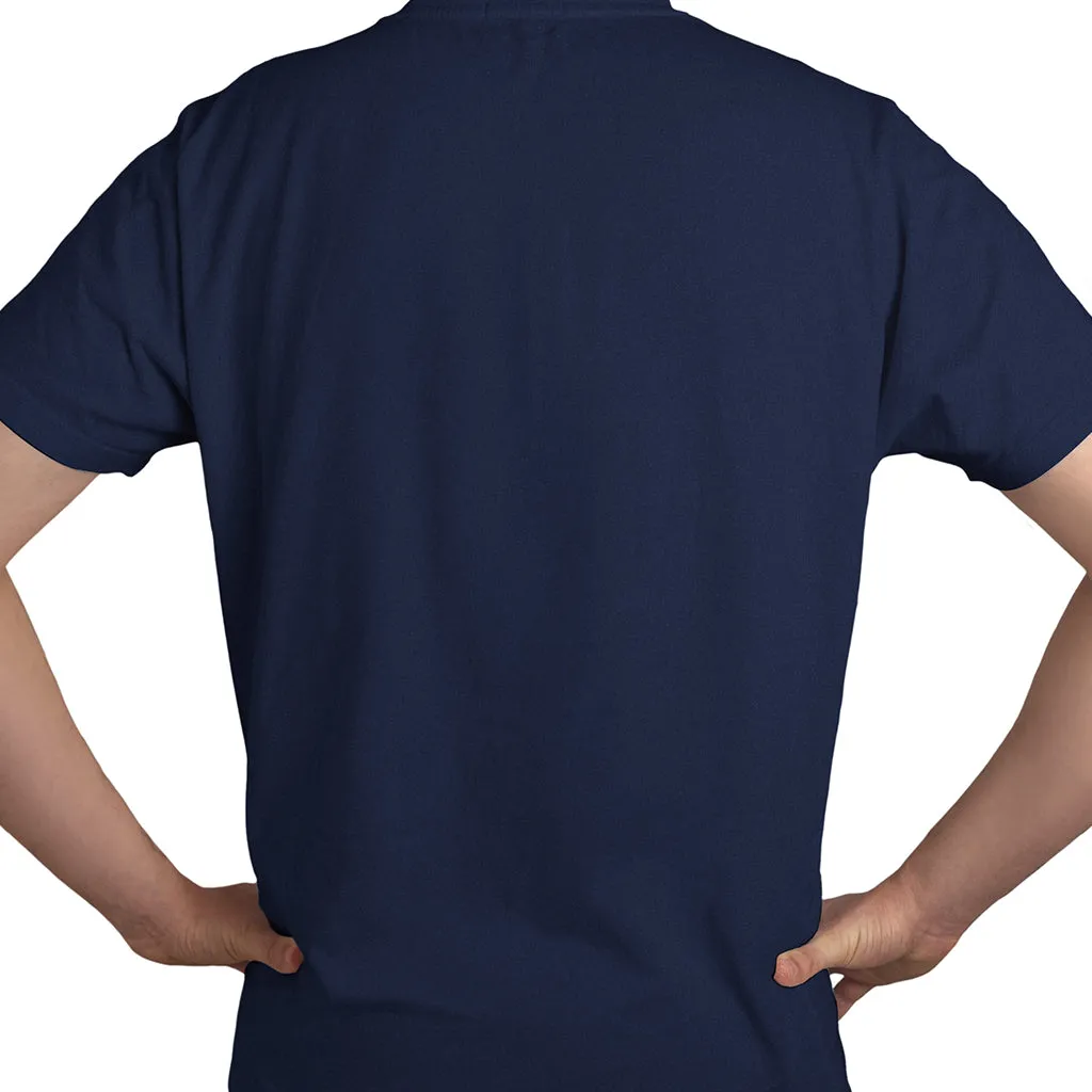 LASTWOLF LOGO T-SHIRT - NAVY
