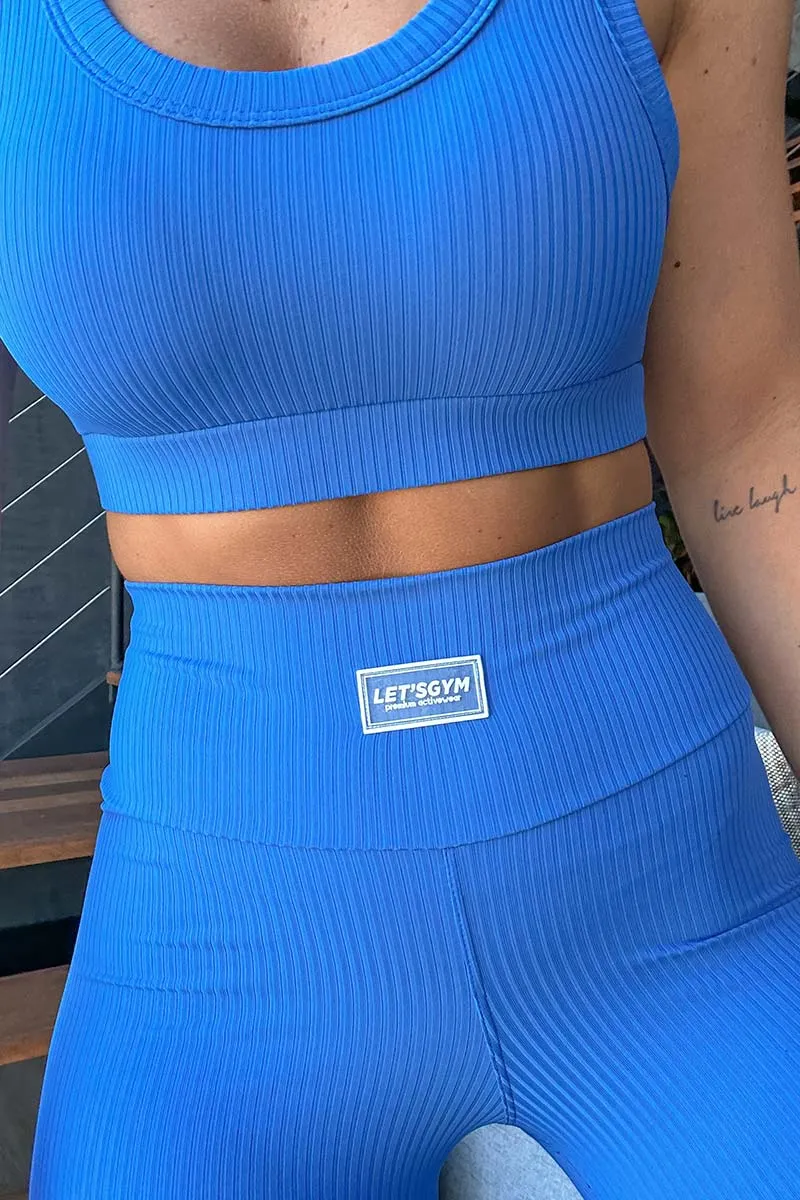 Let's Gym Ocean Ribbed Legging