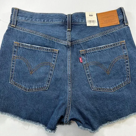 Levi's Ribcage Denim Shorts in Noe Five Size 31 NEW!