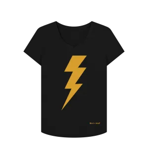 Lightening Strike V Neck Tee