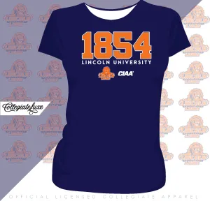 LINCOLN | est1854 | Navy LADIES tees (DK)