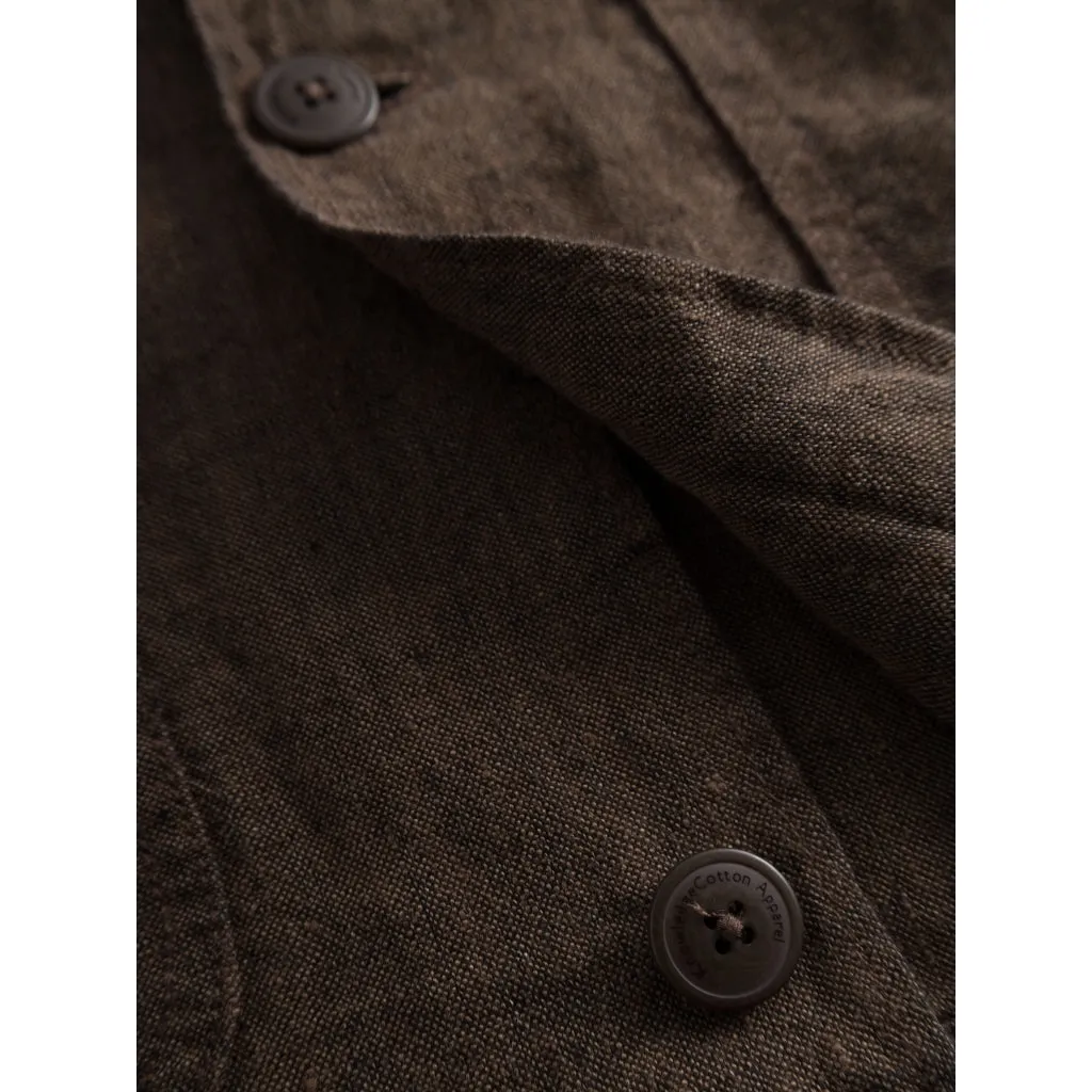 linen overshirt in cub
