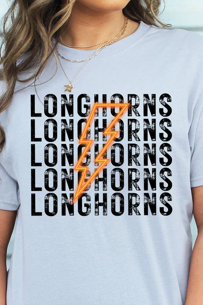 Longhorns Bolt Unisex Blend Tee