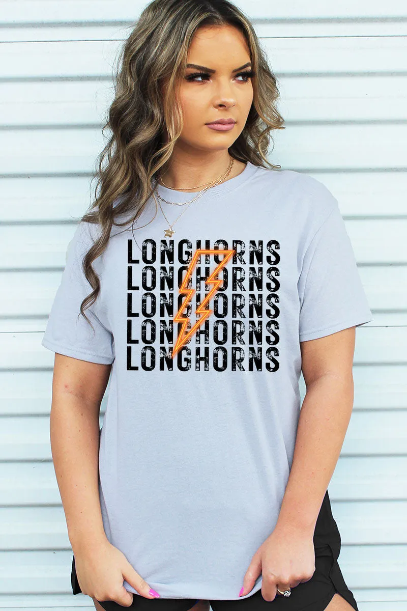 Longhorns Bolt Unisex Blend Tee