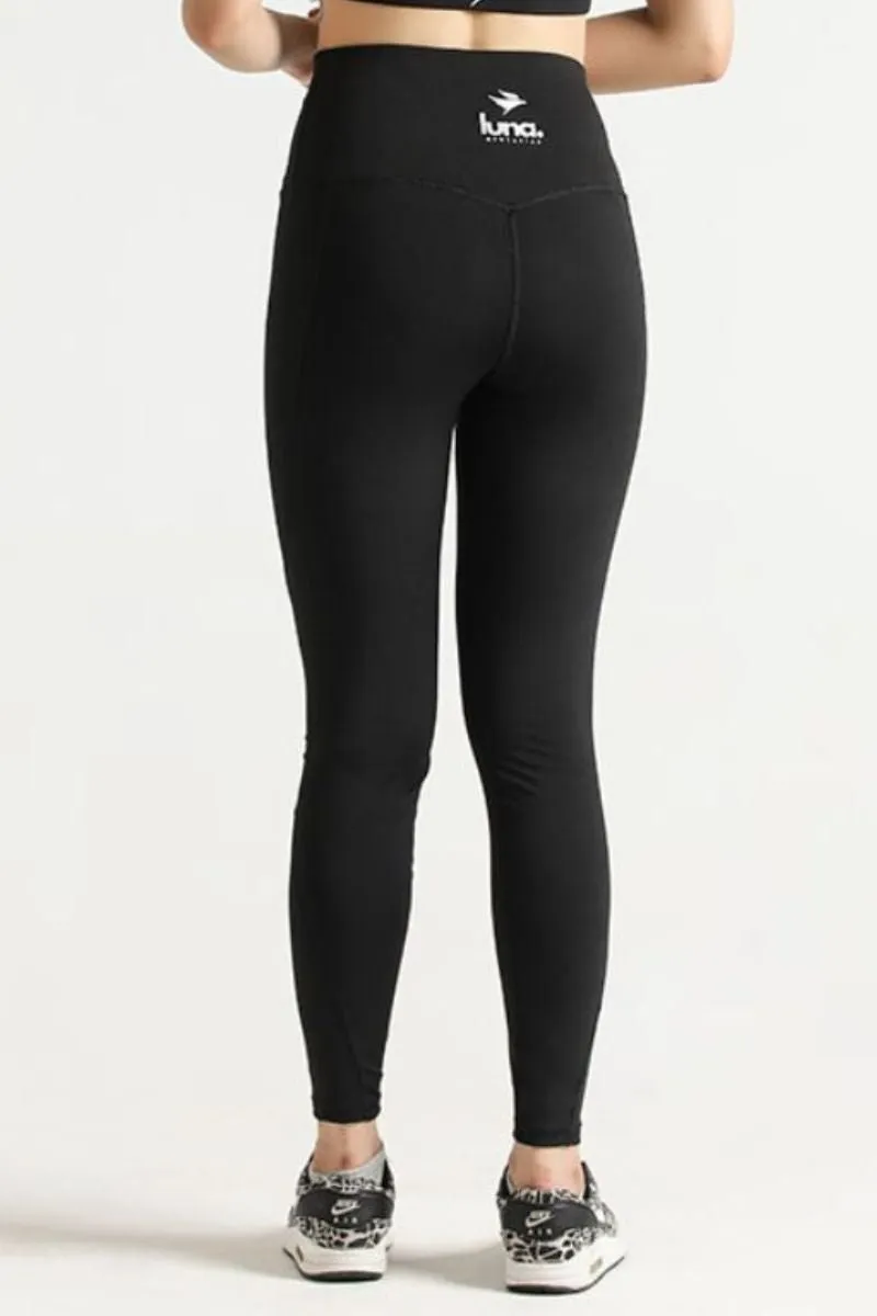 LUNA ULTRA FLEX HIGH WAISTED LUXE LEGGING (BLACK)