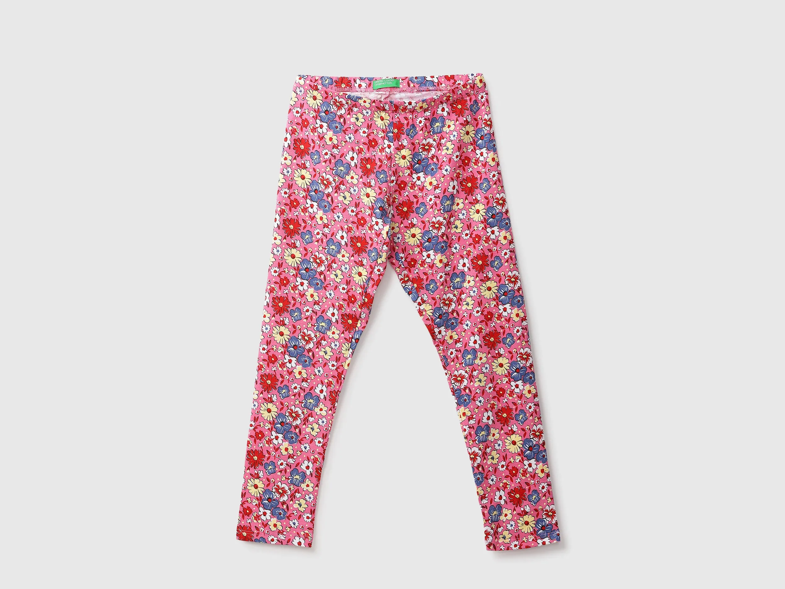 Magenta Printed Leggings
