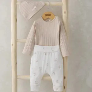 Mamas & Papas Duckling Bodysuit, Leggings & Hat Outfit Set