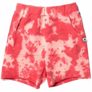 Marble Short - Red Tie Dye