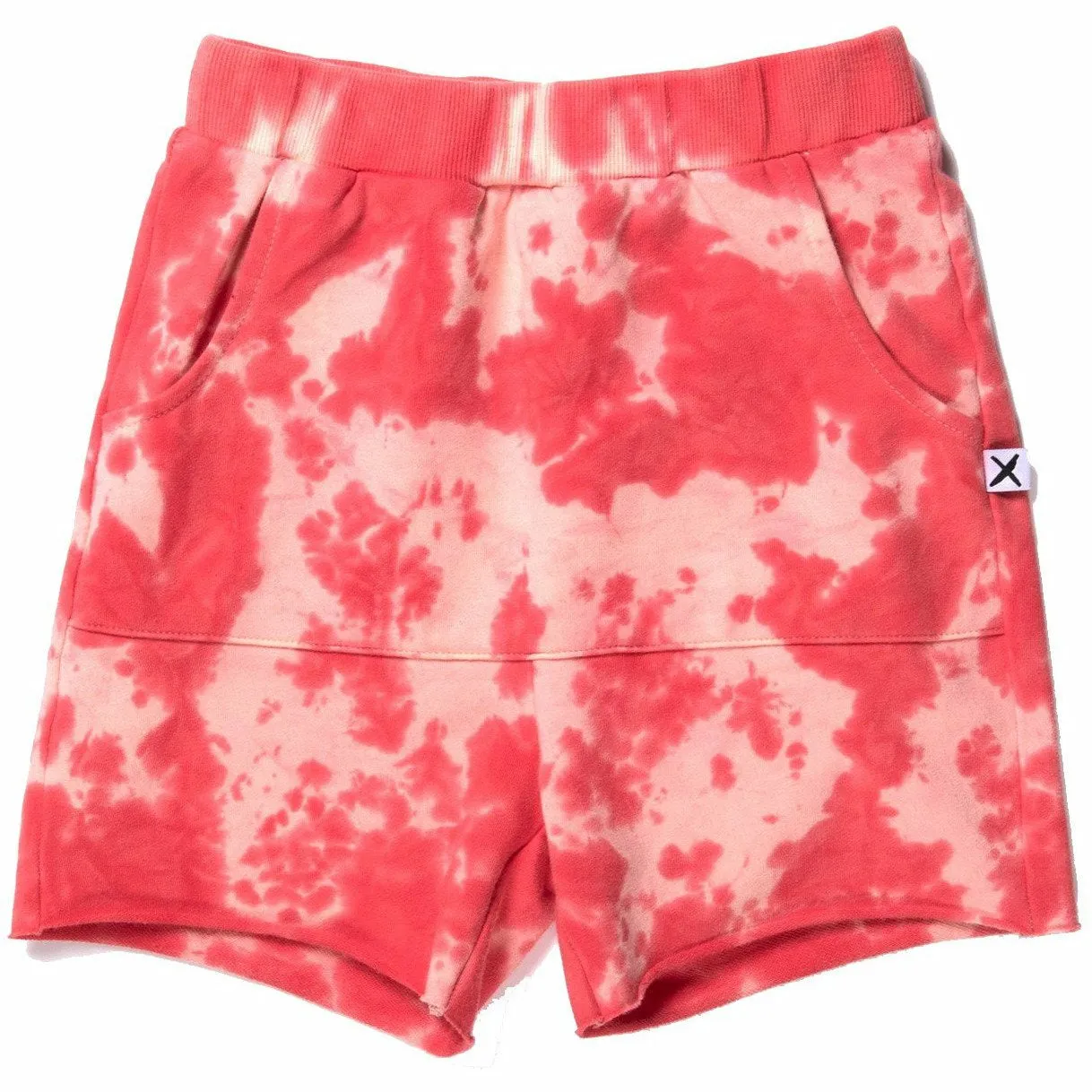 Marble Short - Red Tie Dye