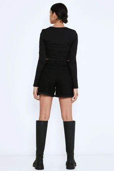 MAY High Waist Mom Shorts