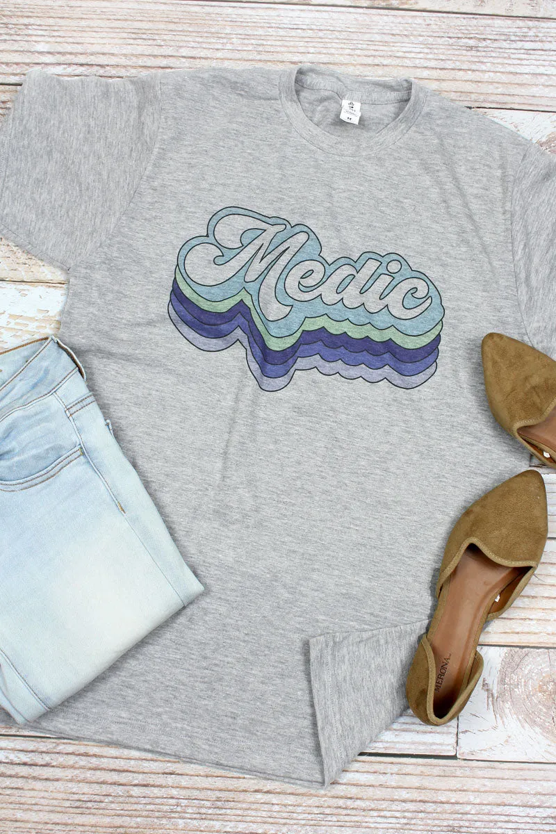 Medic Groovy Unisex Poly-Rich Blend Tee