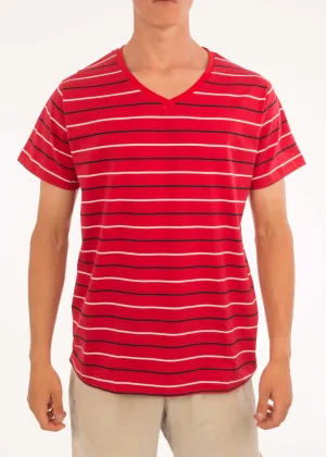 Medium Stripe V-Neck Tee
