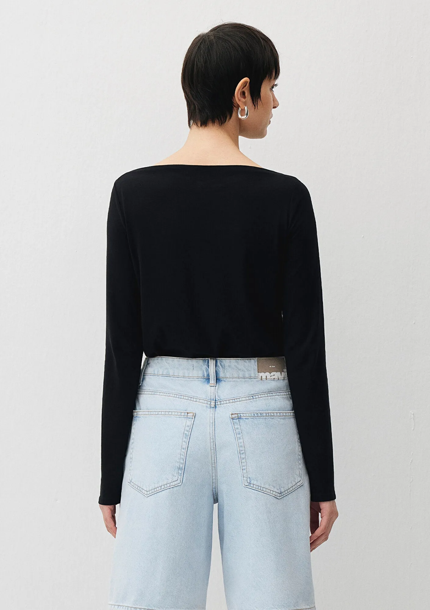Melina Bleached Denim Jean Shorts