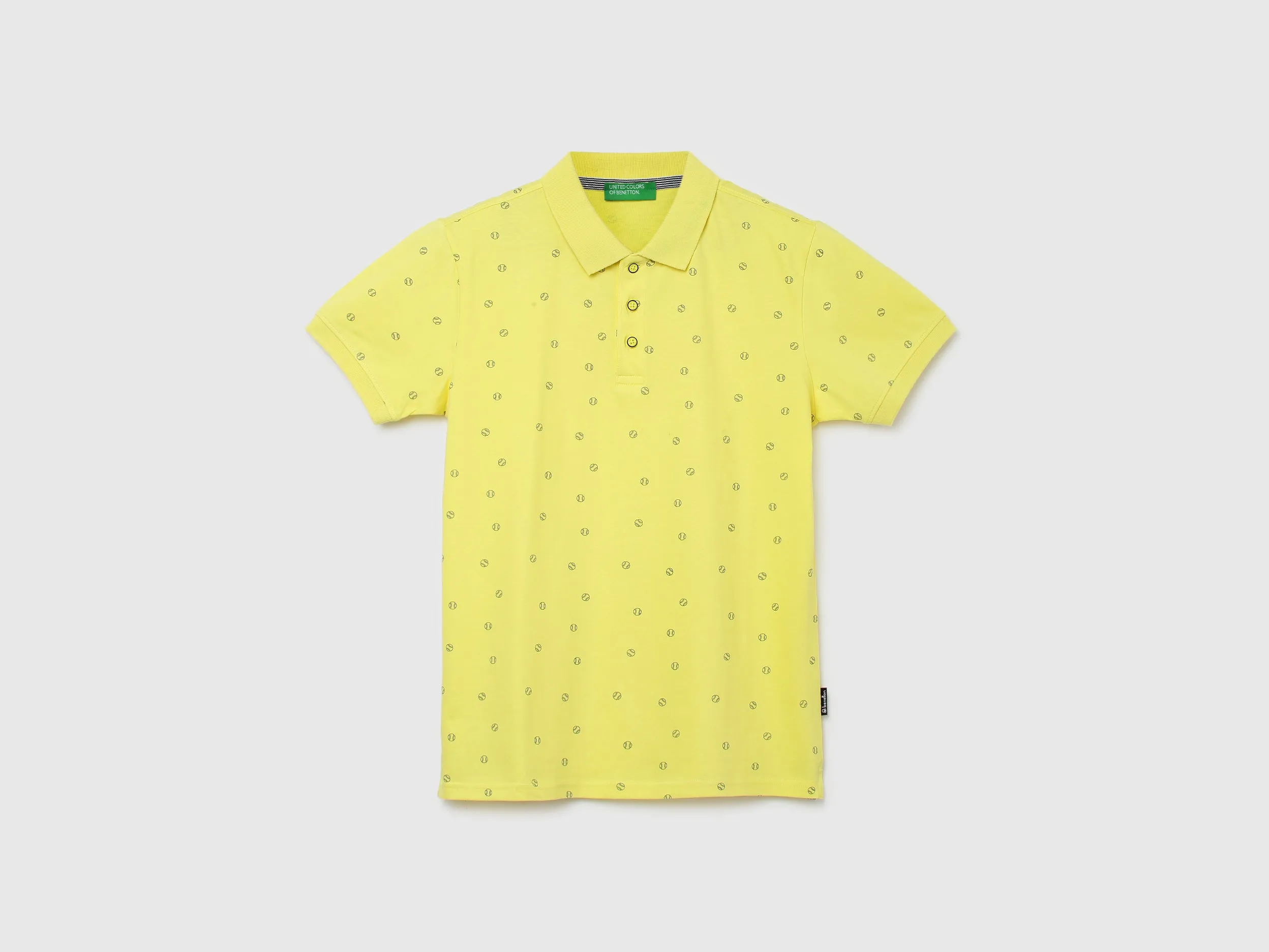 Men Printed Polo Collar T-Shirt
