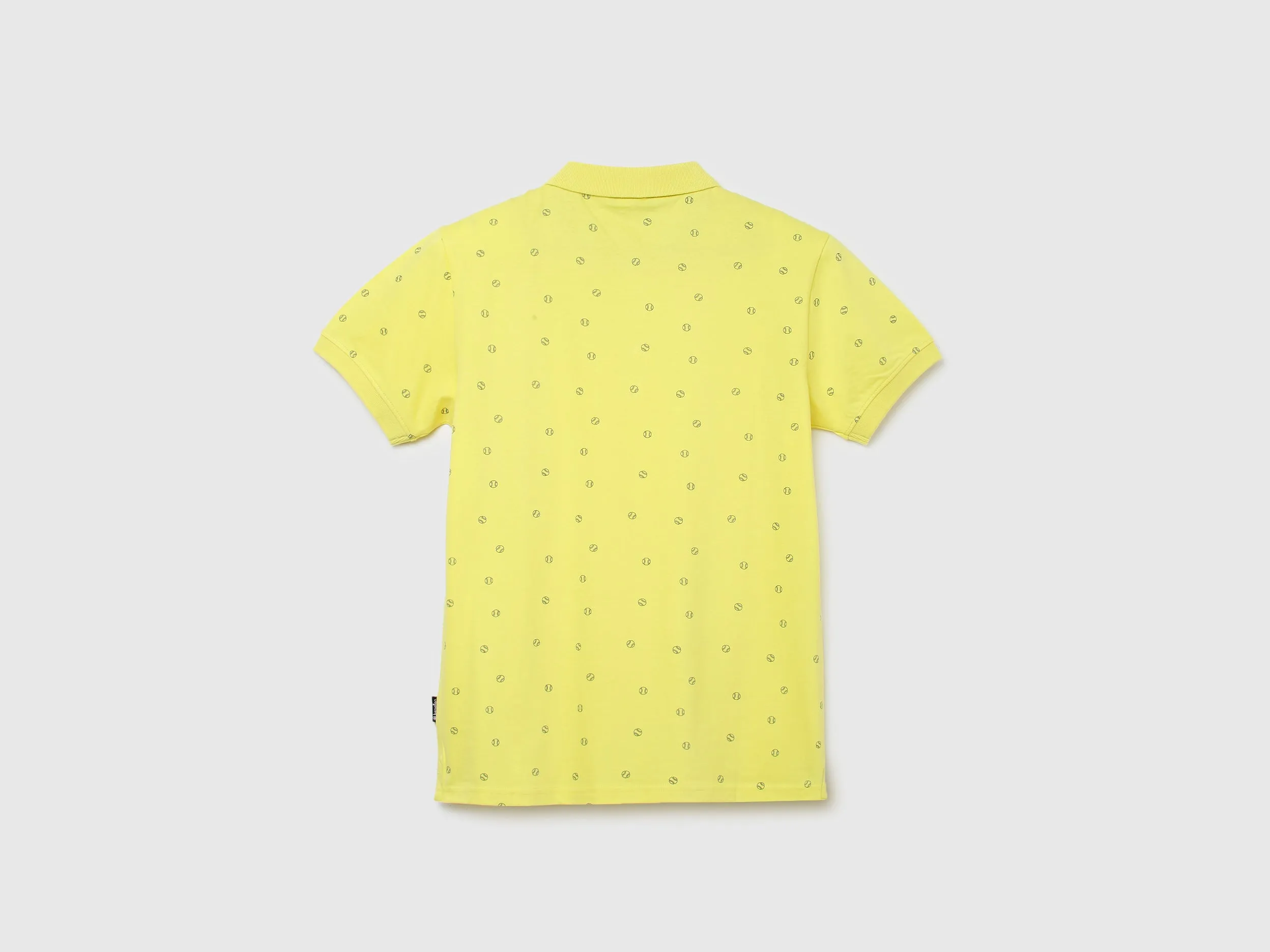 Men Printed Polo Collar T-Shirt
