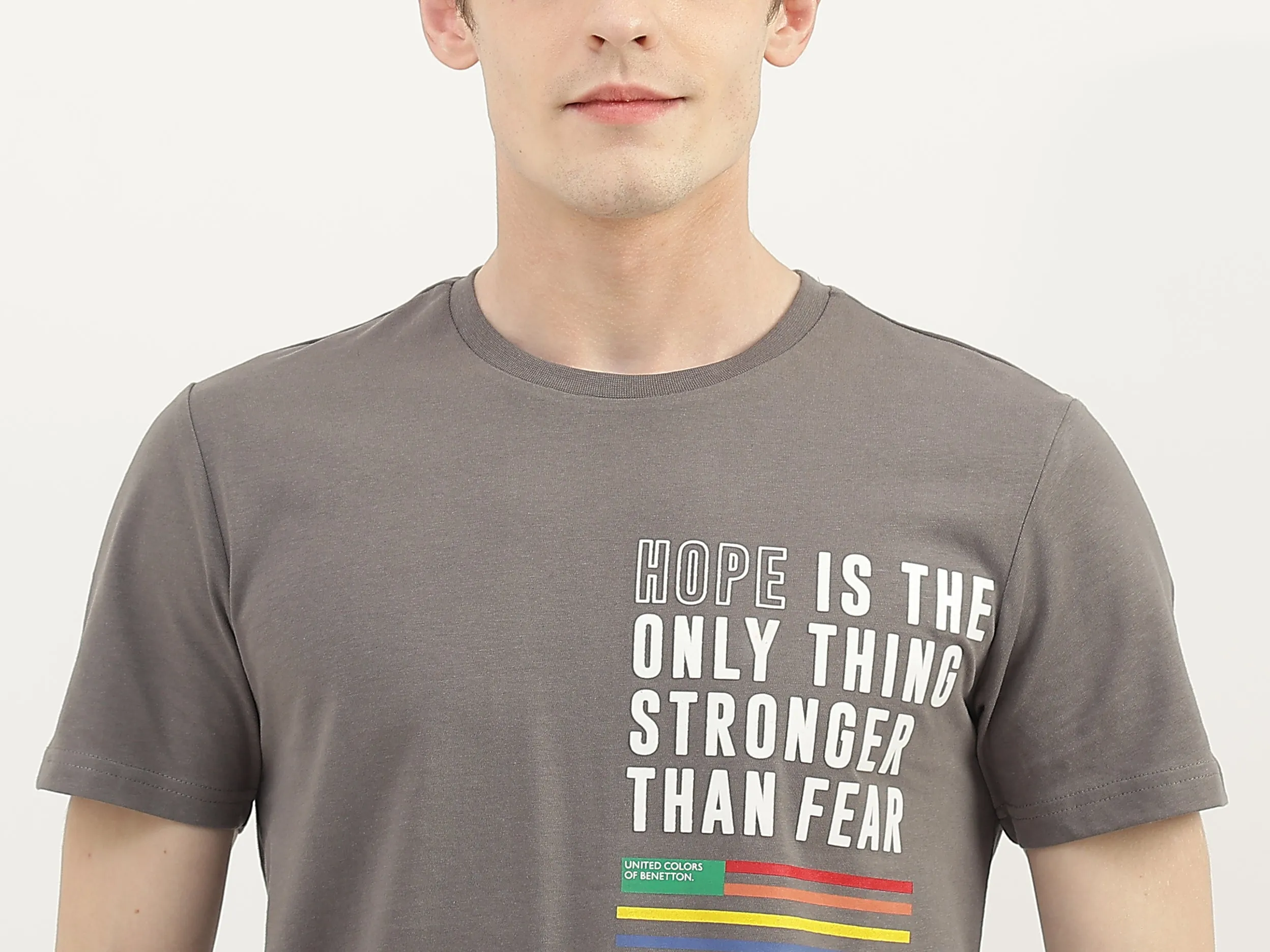 Men Printed Round Neck T-Shirt