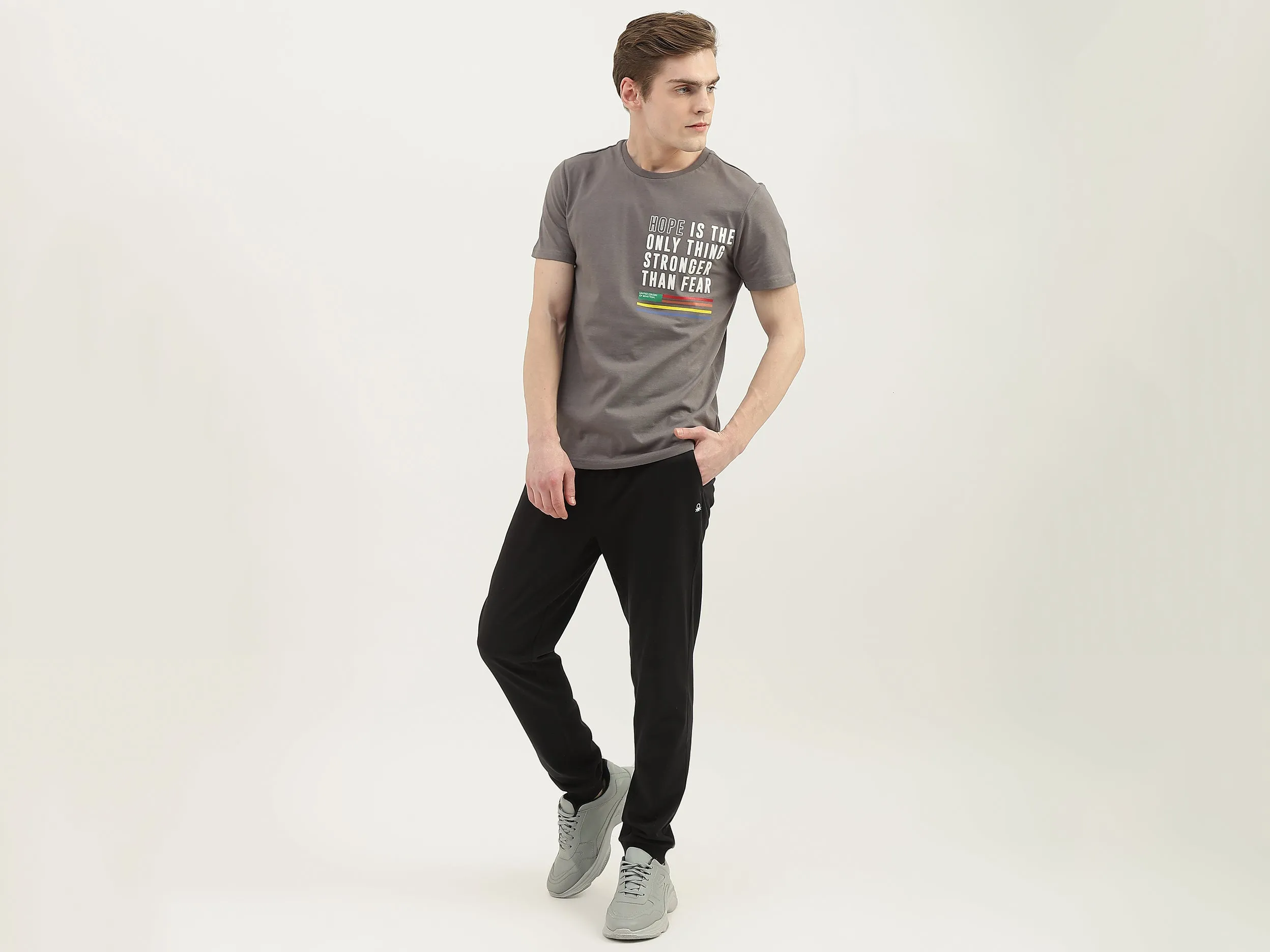 Men Printed Round Neck T-Shirt