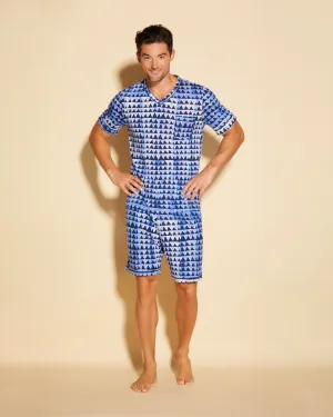 Men's Short Sleeve Top & Shorts Pajama Set