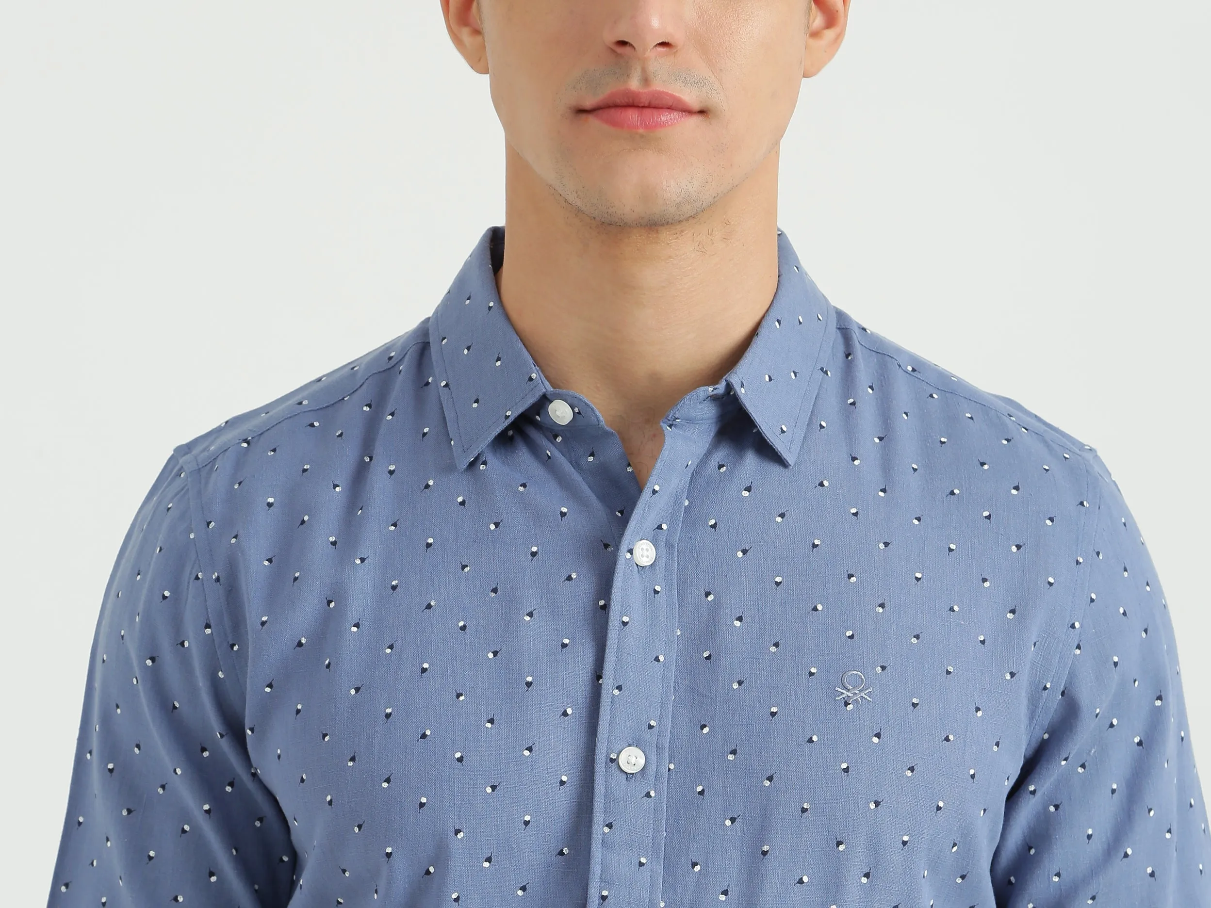 Mens Slim Fit Printed Shirt