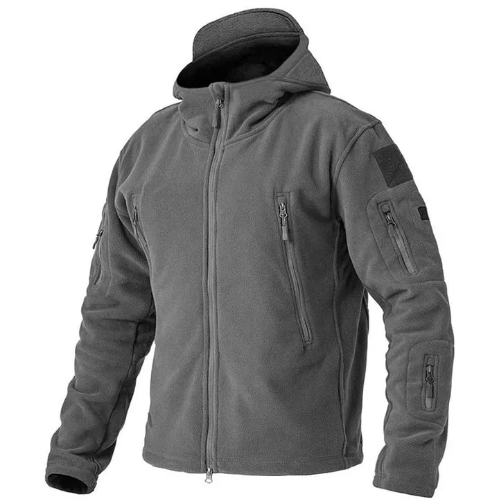 Men's windproof fleece jacket for outdoor use