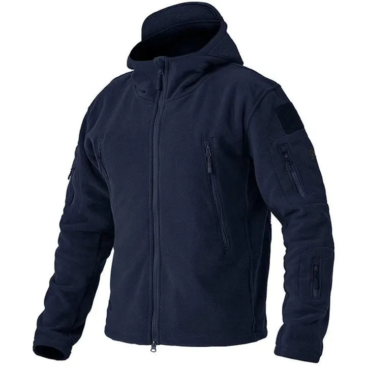 Men's windproof fleece jacket for outdoor use