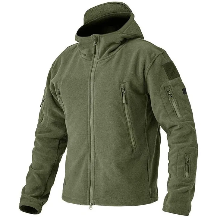 Men's windproof fleece jacket for outdoor use