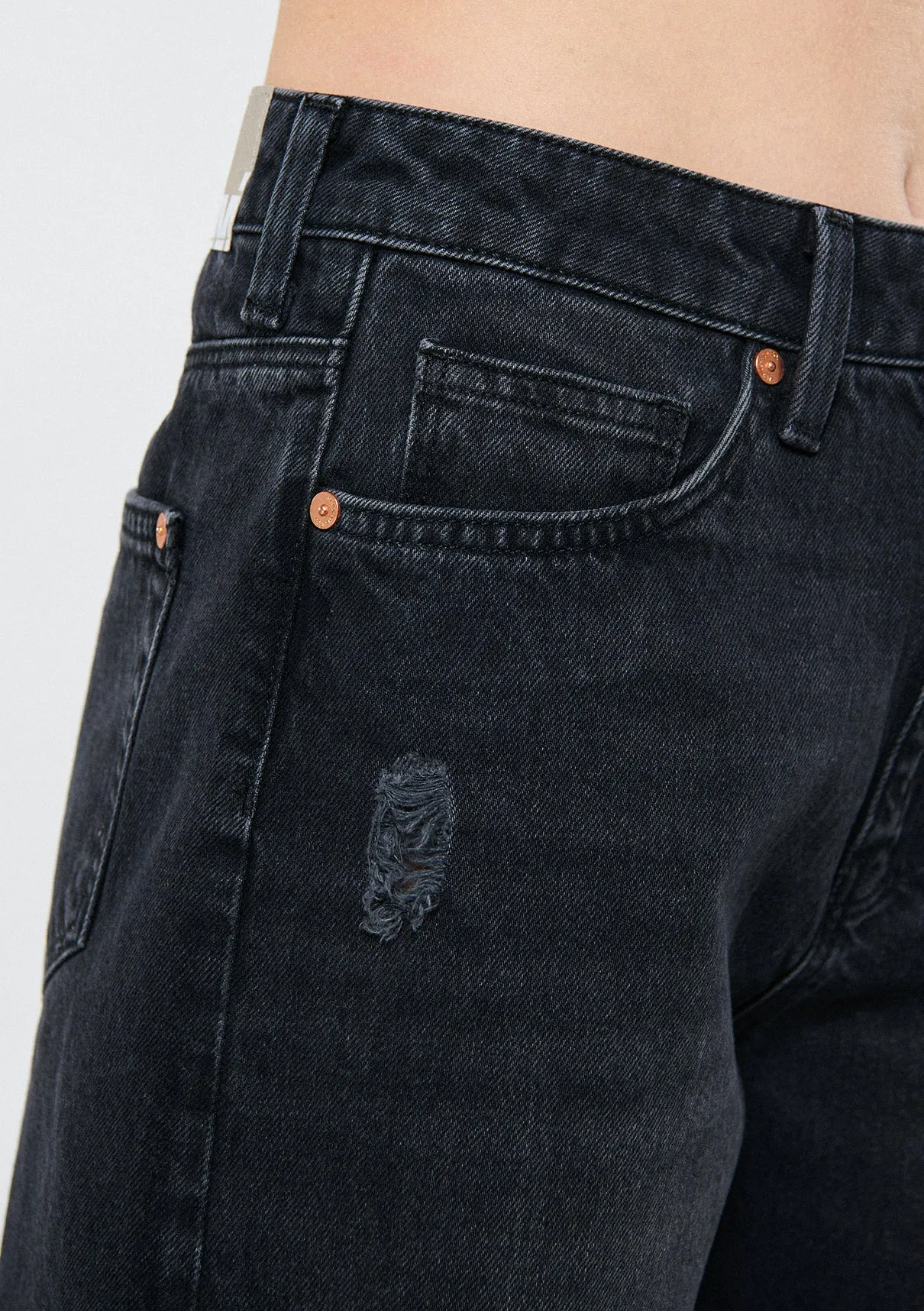 Millie Dark Smoke Denim Jean Shorts