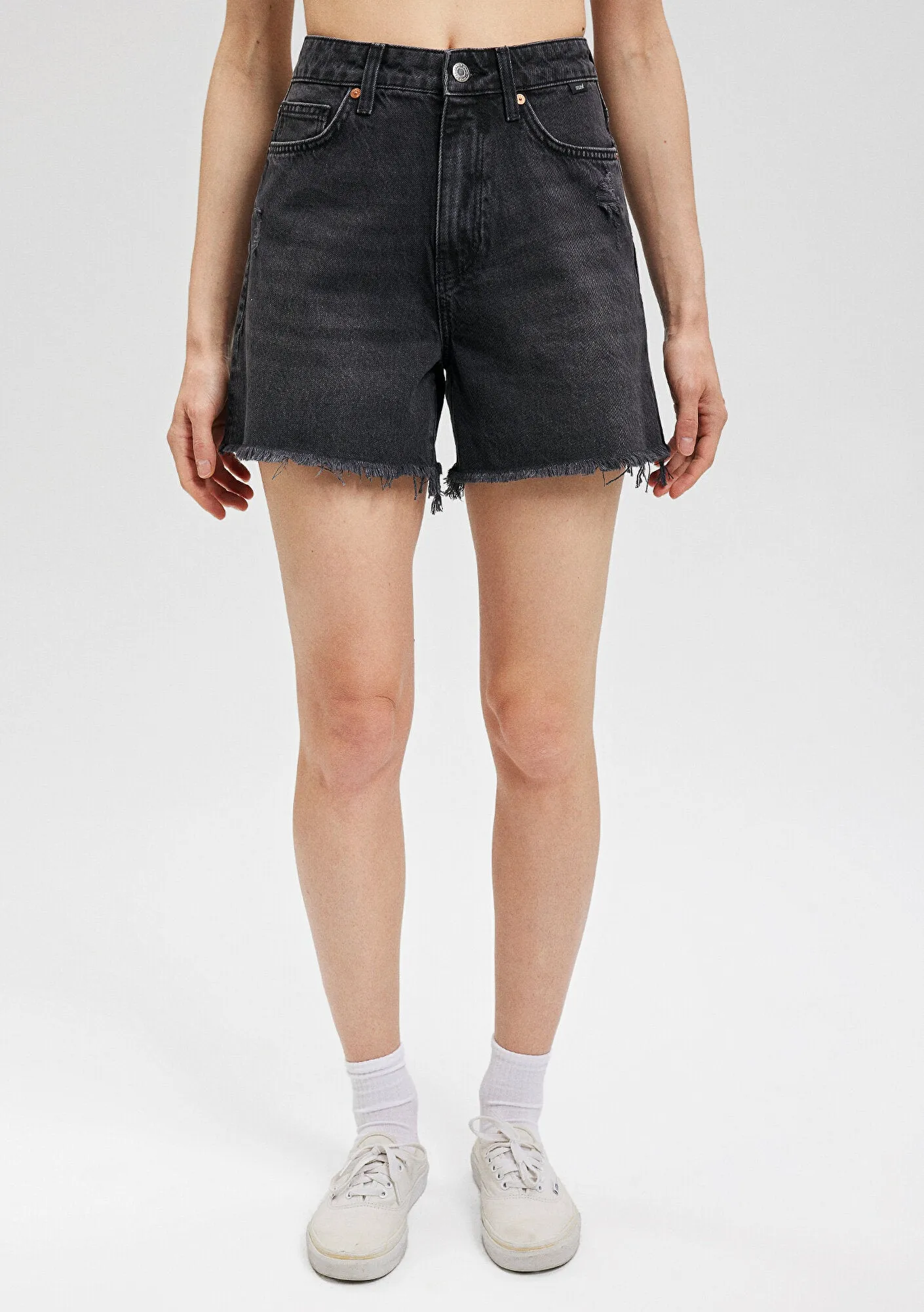 Millie Dark Smoke Denim Jean Shorts