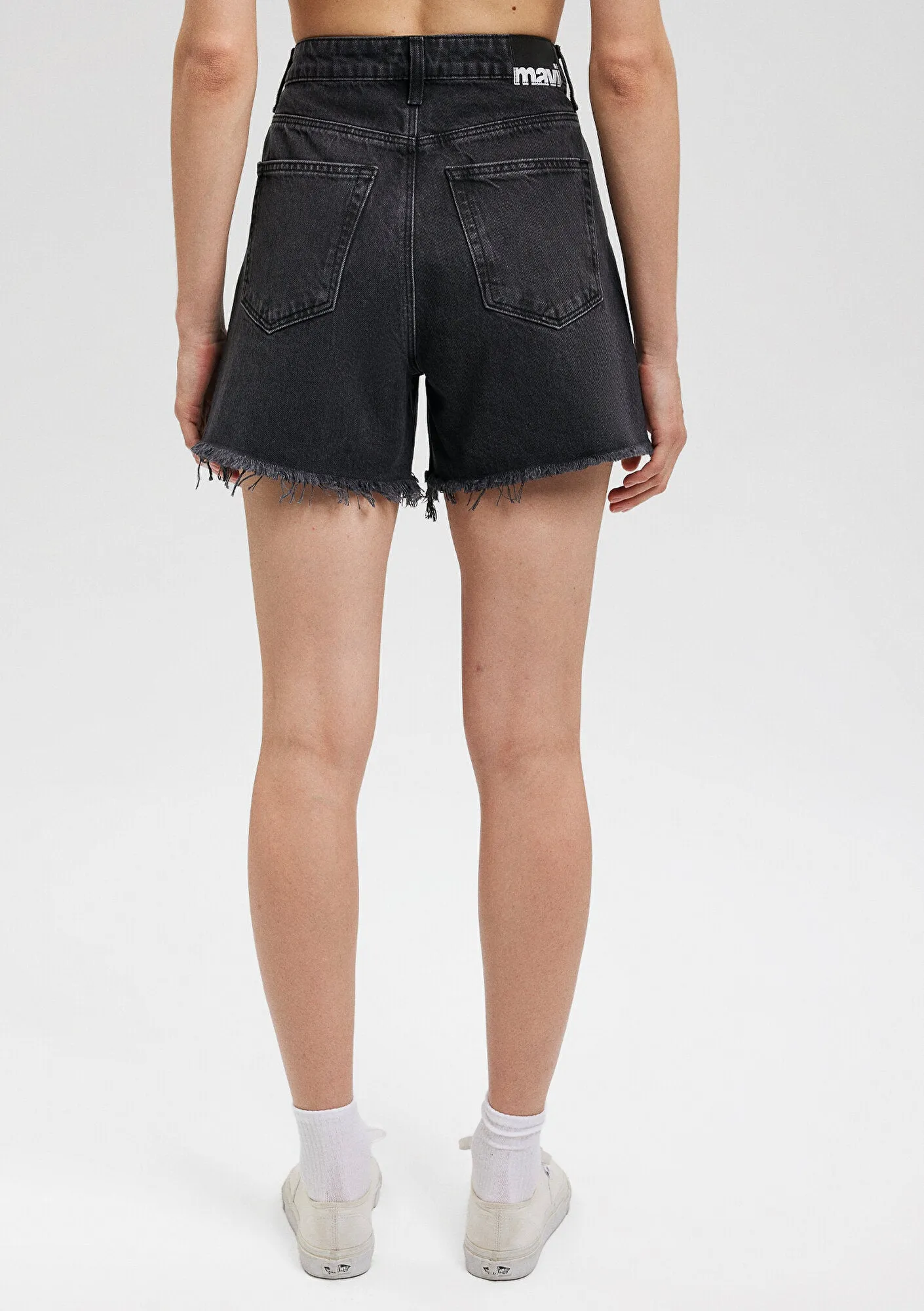 Millie Dark Smoke Denim Jean Shorts