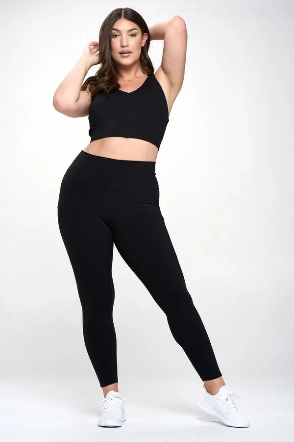 MIRACLE LUXURY POCKET LEGGINGS: BLACK