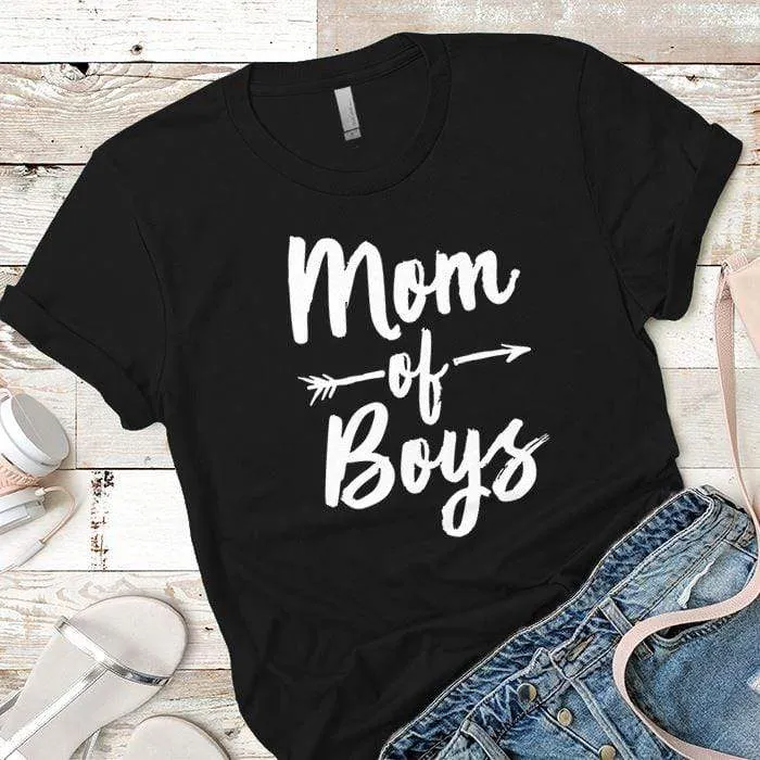 Mom Of Boys Premium Tees