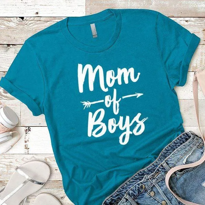 Mom Of Boys Premium Tees
