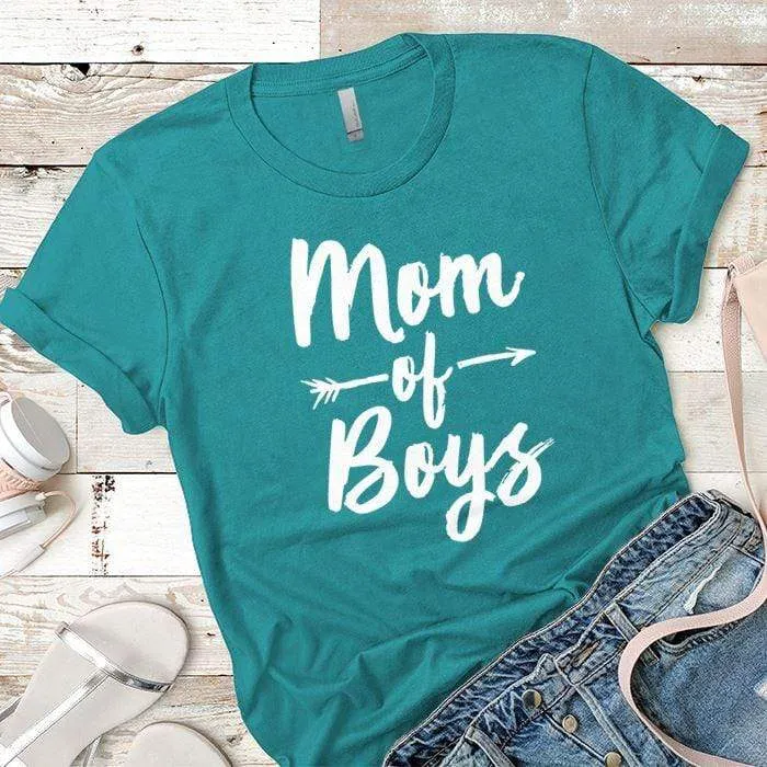Mom Of Boys Premium Tees