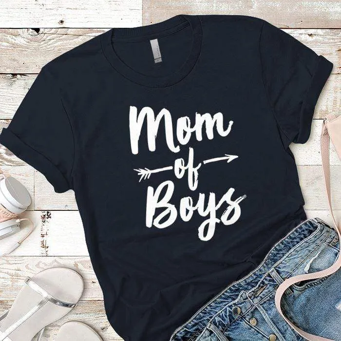 Mom Of Boys Premium Tees