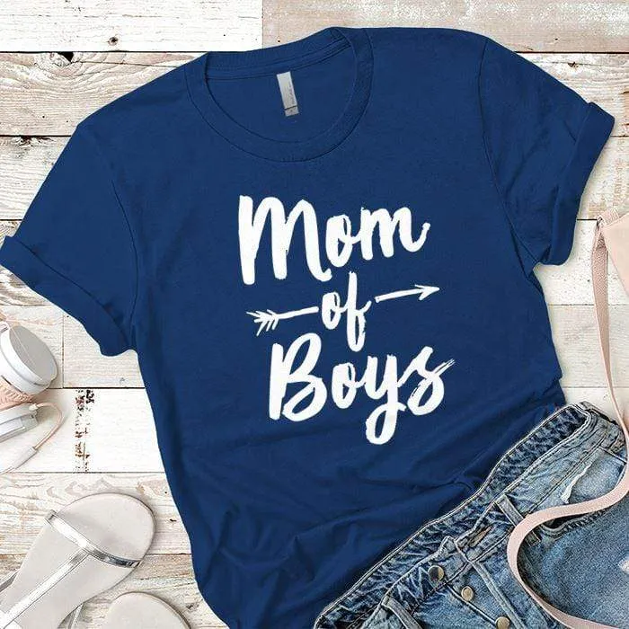 Mom Of Boys Premium Tees