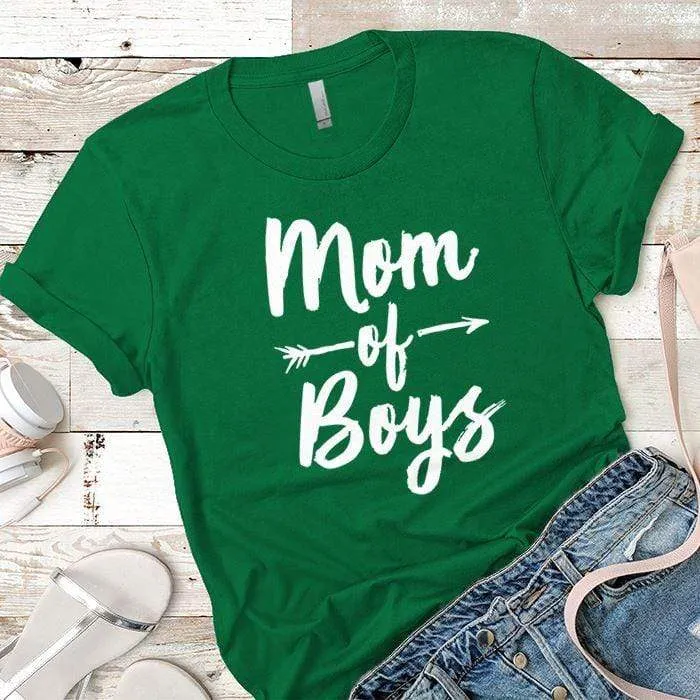 Mom Of Boys Premium Tees