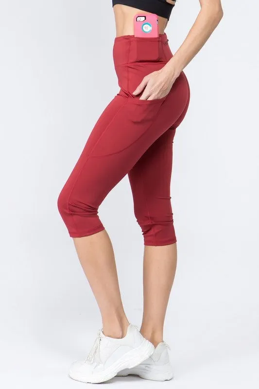 Momentum High-Waist Pocket Capris
