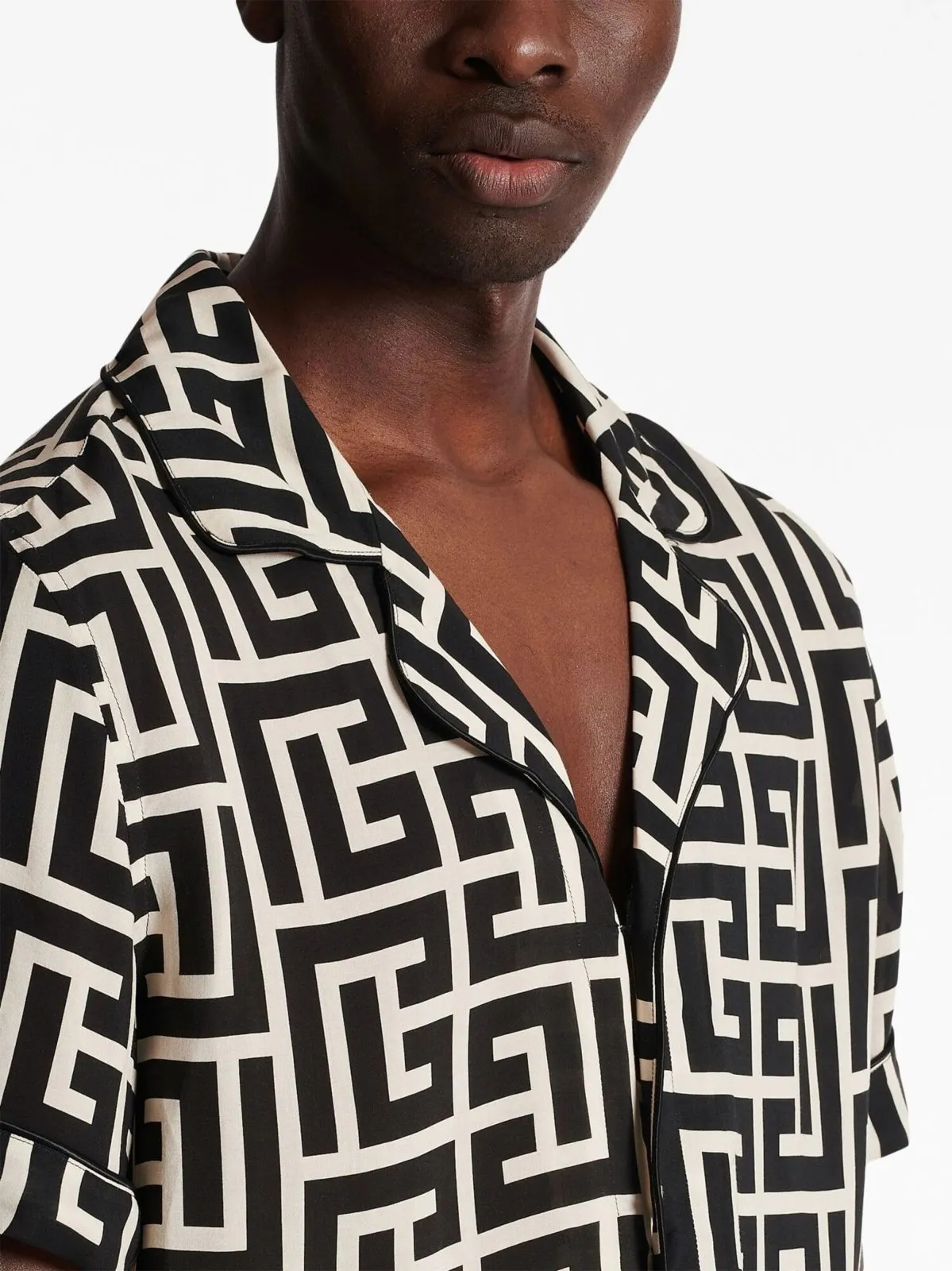 Monogram-Print Shirt