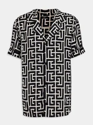 Monogram-Print Shirt