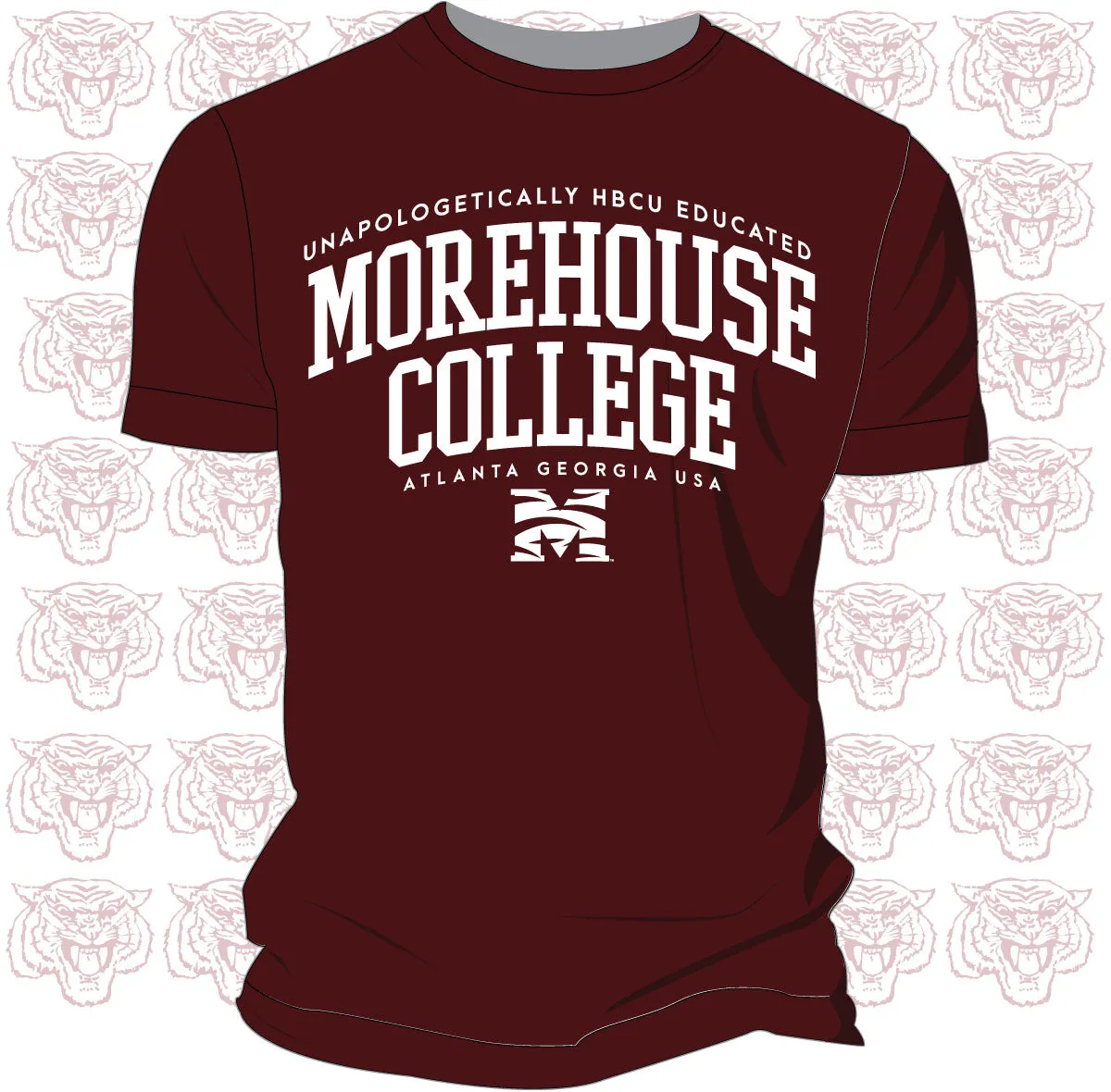 MOREHOUSE  | Educated Unisex Maroon Tees (**)