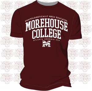 MOREHOUSE  | Educated Unisex Maroon Tees (**)