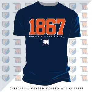 Morgan State | Est. 1867 Navy Unisex Tees (**)